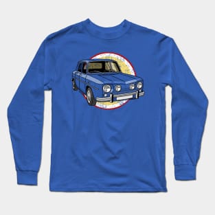 French classic saloon with yelow background Long Sleeve T-Shirt